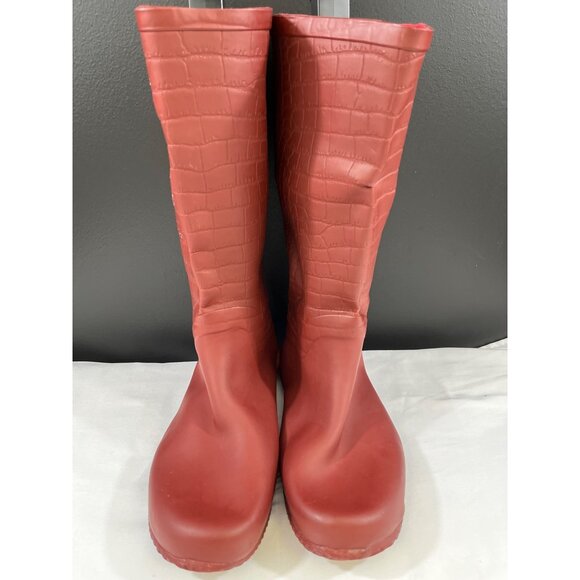 Butterfly Twist Women's Burgundy Shoes/Rain Boots Size 41/9.5 SKU 5930 - Picture 2 of 8